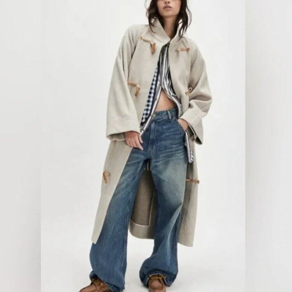 Free People Alma Long Duffle Coat